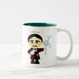 Nikola Tesla Tweekleurige Koffiemok
