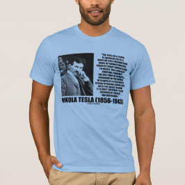Nikola Tesla - uitwisseling van gedachten - prijso T-shirt