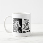 Nikola Tesla Wheelwork van de Natuur kinetische en Koffiemok (Links)