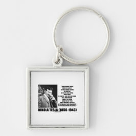 Nikola Tesla Wheelwork van de Natuur kinetische en Sleutelhanger