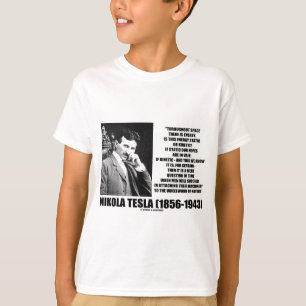 Nikola Tesla Wheelwork van de Natuur kinetische en T-shirt