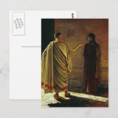 Nikolai Ge- Wat is Waarheid? Christus en piloot Briefkaart (Voorkant / Achterkant)