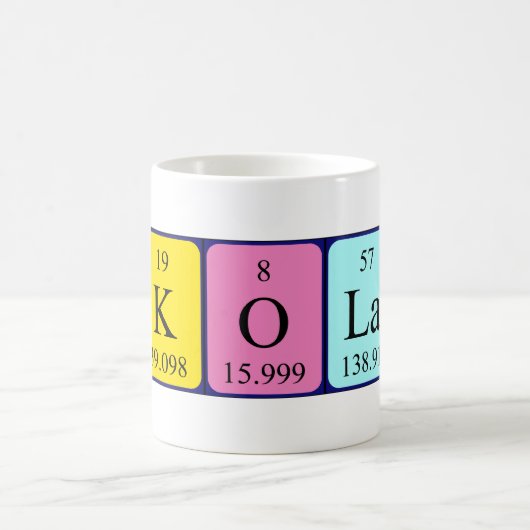 Nikolai periodieke lijstnaam mok (Center)