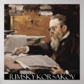 Nikolai Rimsky-Korsakov  Poster (Voorkant)