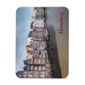 Nikolaifleet, Hamburg, Duitsland Magneet (Verticaal)