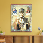 Nikolaos van Myra Canvas Afdruk (Insitu (Woonkamer))