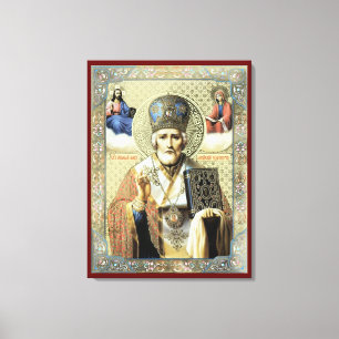 Nikolaos van Myra Canvas Afdruk