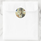 Nikolaos van Myra Ronde Sticker (Tas)