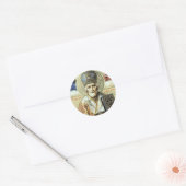 Nikolaos van Myra Ronde Sticker (Envelop)