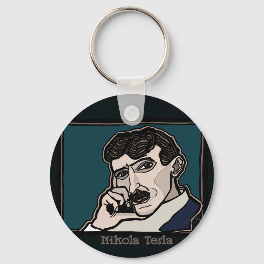 NikolaTesla Sleutelhanger (Voorkant)