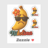 Nikolina Banane 1  Sticker (Vel)