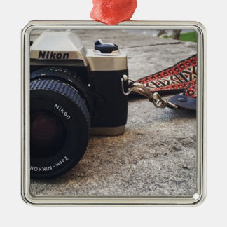 Nikon Film Camera Metalen Ornament