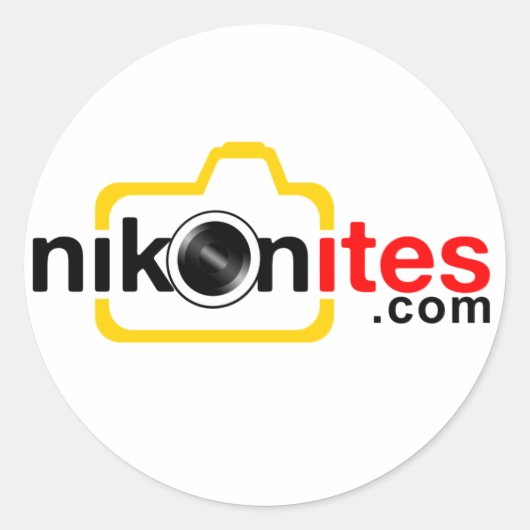 Nikonites.com Sticker (Voorkant)