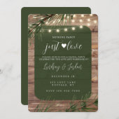 Niks Fancy gewoon liefdesuitnodiging Kaart (Voorkant / Achterkant)