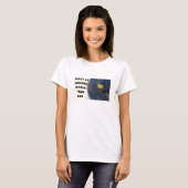 Niks Hoger (wit) T-shirt (Voorkant volledig)