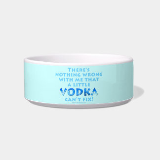 NIKS MIS MET MIJ, VODKA KAN 'T SNACK OF HUISDIER N VOERBAKJE
