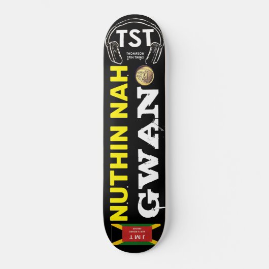 NIKS NIET AAN DE GANG Skateboard (Voorkant)
