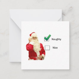 Niks of lekker notitiekaartje