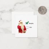 Niks of lekker notitiekaartje (Voorkant / Achterkant in situ)