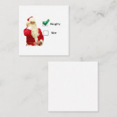 Niks of lekker notitiekaartje (Voorkant / Achterkant)