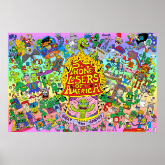 Nik's PLA-Poster (meervoudige achtergrond) Poster