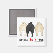 Niks, pugs magneet (Voorkant / Achterkant)