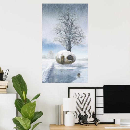 nil novi subsole ( winter ) - Poster (Thuiskantoor)