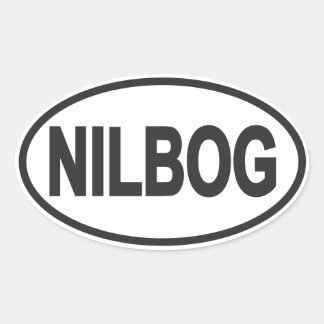 NILBOG euro ovale Sticker