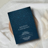 Nile Blue Islamitische 3D Arch Elegant Mehndi Cere Kaart