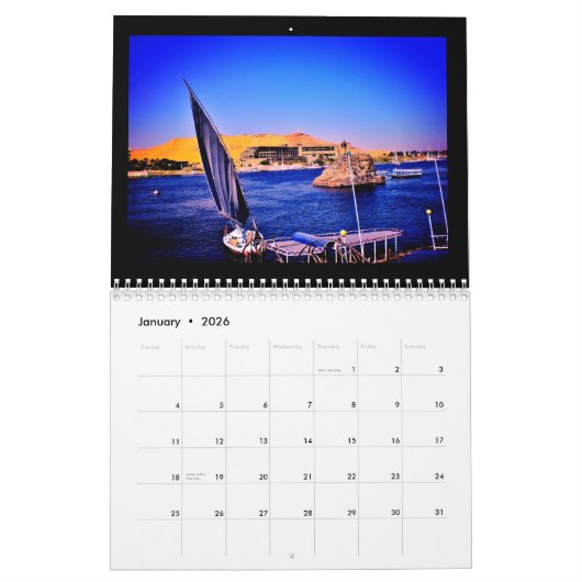 Nile Dreams Kalender (Jan 2026)