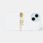 Nile Essence Gold Collectie iPhone 15 Case (Achterkant horizontaal)