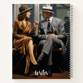 Nile Katya Writer Retro Beeld Spiraal Notebook Notitieboek (Achterkant)