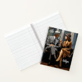 Nile Katya Writer Retro Beeld Spiraal Notebook Notitieboek (Binnen)