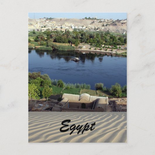 nile rivier egypte briefkaart (Voorkant)