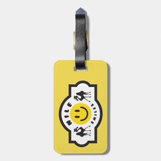 Nile Smile Bagagelabel (Achterkant verticaal)