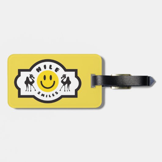Nile Smile Bagagelabel (Achterkant horizontaal)