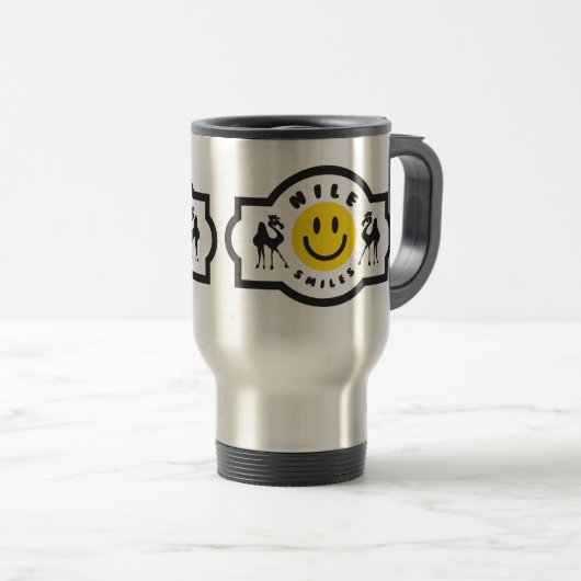 Nile Smile Travel Mug Reisbeker (Voorkant rechts)
