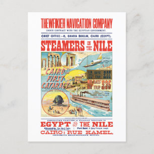  NILE STEAMBOAT BRIEFKAART