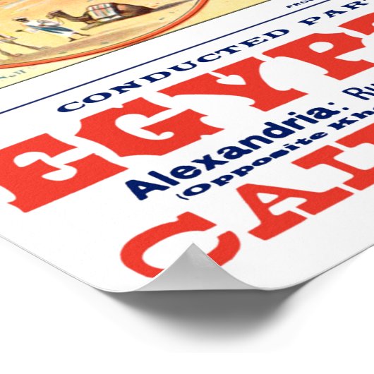 NILE STEAMBOAT-REISPOP POSTER (Hoek)