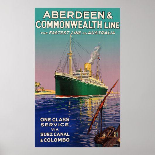  NILE STEAMBOAT-REISPOP POSTER (Voorkant)