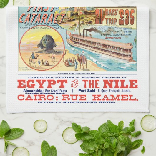 NILE STEAMBOAT THEEDOEK (Gevouwen)