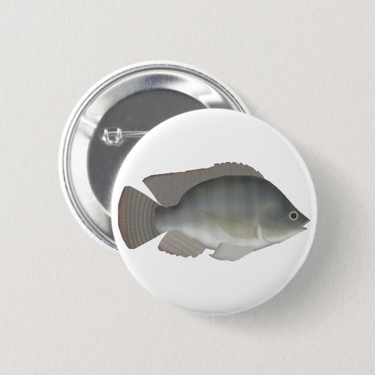 Nile Tilapia Button (Voorkant /achterkant)