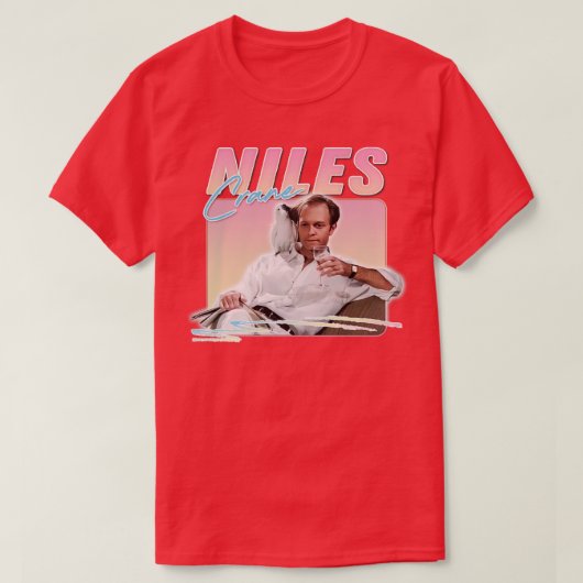 Niles Crane 90s esthetisch ontwerp T-shirt (Design voorkant)