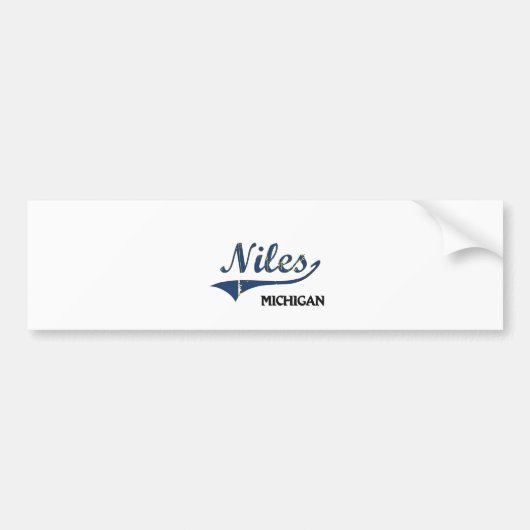 Niles Michigan City Classic Bumpersticker (Voorkant)
