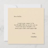 Nim Journals  Comfort Series Kaart (Achterkant)