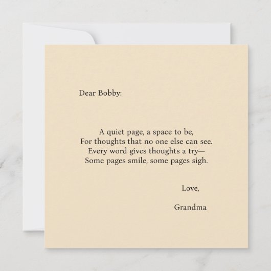 Nim Journals Comfort Series Kaart (Achterkant)