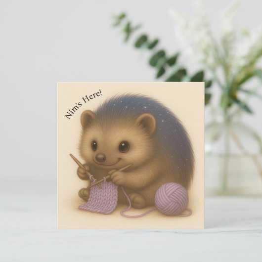 Nim Knits  Comfort Serie Kaart (Staand voorkant)