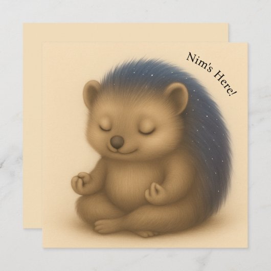 Nim Meditates  Comfort Serie Kaart (Voorkant / Achterkant)