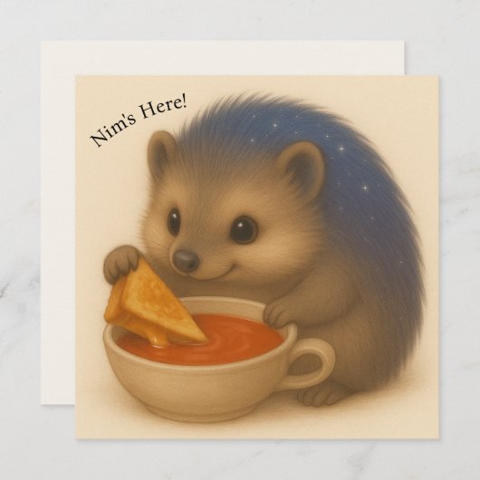 Nim Nibbles  Comfort Serie Kaart (Voorkant / Achterkant)