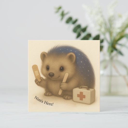 Nim Pretends Aangepaste Comfort Series Kaart (Staand voorkant)